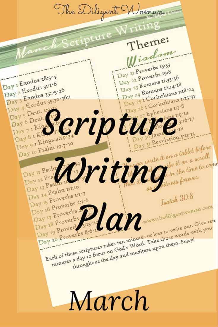 Scripture Writing Wisdom