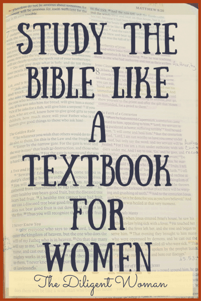 Study the Bible Like a Textbook for Women| Bible Study for Women| Bible ...