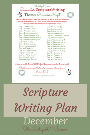 Scripture Writing Promises Kept | Scripture Writing Plan | God's Promises