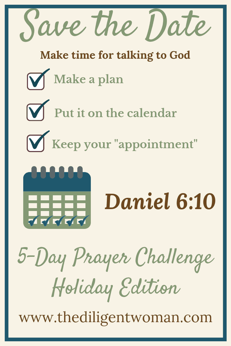 The holidays bring both joy and stress. Am I right? the 5-Day Prayer Challenge will help to keep the stress to a minimum. Take your fatigue, your busy schedule, and your concerns to the Lord! Join others as we work to make the best holiday season possible.