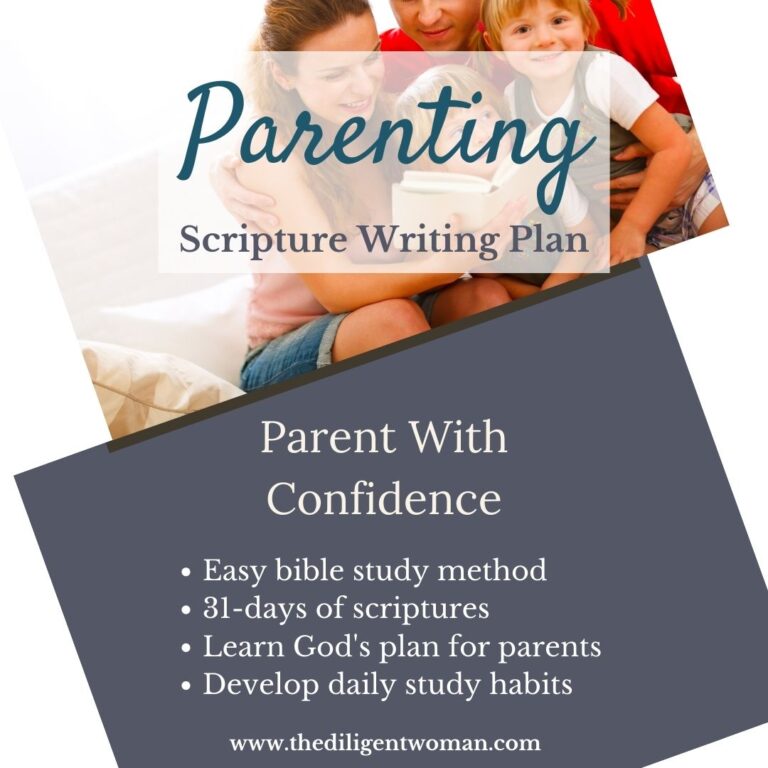 Scripture Writing Plan – Theme: Scriptures about Parenting